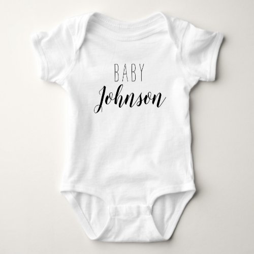 Baby Birth Announcement Reveal Customized Baby Bodysuit