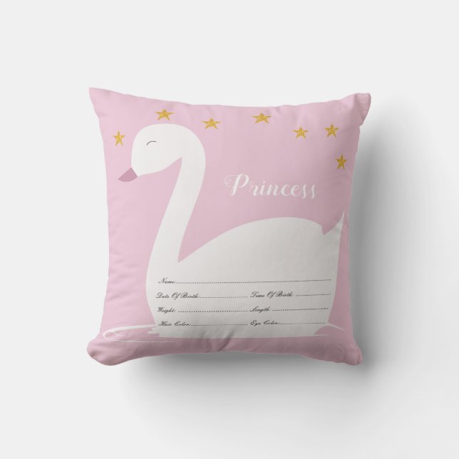Baby Birth Certificate Pillow (Front)