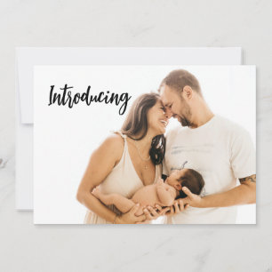 Baby Birth Custom Newborn photos Introducing Announcement