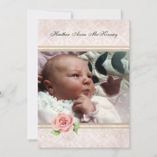Baby Birth,Girl Announcement - Our Little Princess