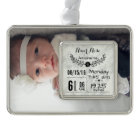 Baby Birth Stats Birth Record Christmas Photo