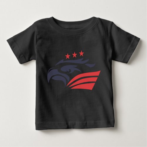 Baby Black 2024 Election American  Baby T_Shirt