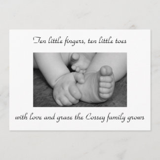 baby,black,and,white,feet,hands,photograph,big,... invitation
