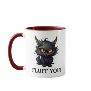 Baby Black Cat Design - Combo Mug