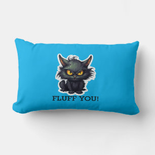 Baby Black Cat Design - Lumbar Pillow 13" x 21"