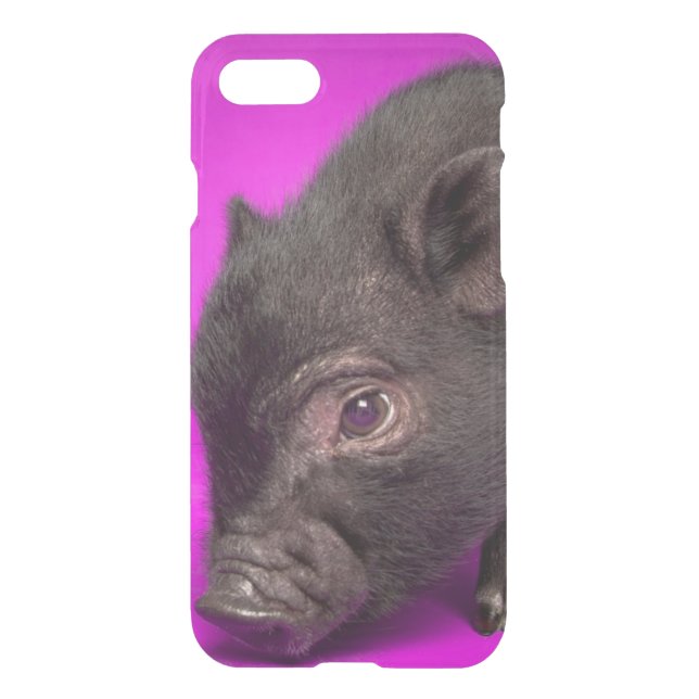 Baby Black Pig Uncommon iPhone Case (Back)