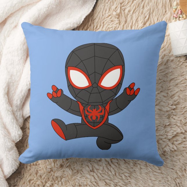 Baby black spidey ninja throw pillow (Blanket)