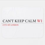 Can't keep calm  Baby Blanket