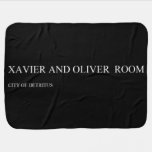Xavier and Oliver   Baby Blanket