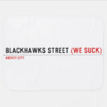 Blackhawks street  Baby Blanket