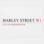 HARLEY STREET  Baby Blanket