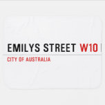 Emilys Street  Baby Blanket