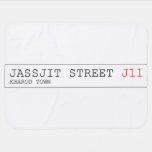 Jassjit Street  Baby Blanket