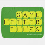 Game Letter Tiles  Baby Blanket