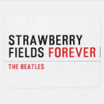 Strawberry Fields  Baby Blanket