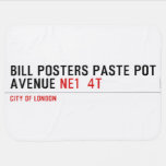 Bill posters paste pot  Avenue  Baby Blanket