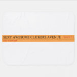 sexy awesome clickers avenue    Baby Blanket