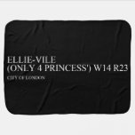 Ellie-vile  (Only 4 princess')  Baby Blanket