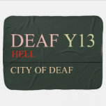 deaf  Baby Blanket