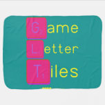 Game
 Letter
 Tiles  Baby Blanket