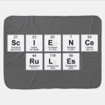 science
 rules  Baby Blanket
