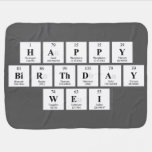 Happy
 Birthday
 Wei  Baby Blanket
