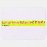 Leena's Home Bakery  Baby Blanket