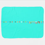 A b c d e f  g h I j k l m n o p q are s t
 you v with x y z  Baby Blanket