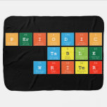 Periodic Table Writer  Baby Blanket