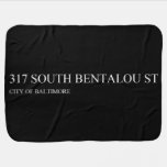 317 south bentalou st    Baby Blanket