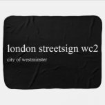 london streetsign  Baby Blanket