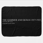 the hammer and sickle  Baby Blanket