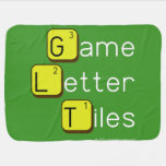 Game Letter Tiles  Baby Blanket