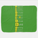 Leadership
 PersonalEngagement
 Ambassador
 Perspectives
 Attitude
 Support
 Role Model
 Commitment
 Active
 Build
 Planning
 Evangelist
 Representative
 
  
   Baby Blanket