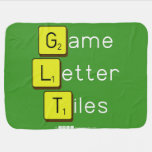 Game
 Letter
 Tiles  Baby Blanket