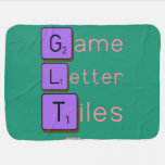 Game
 Letter
 Tiles  Baby Blanket