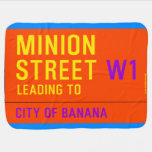 Minion Street  Baby Blanket