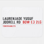 Laurenjade yusuf Jodrell rd  Baby Blanket