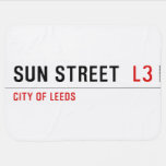 Sun Street   Baby Blanket
