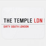 The Temple  Baby Blanket