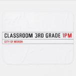 Classroom 3rd grade  Baby Blanket