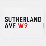 Sutherland ave  Baby Blanket