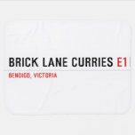 brick lane curries  Baby Blanket