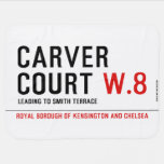 CARVER COURT  Baby Blanket