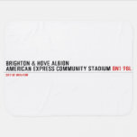 Brighton & Hove Albion American Express Community Stadium  Baby Blanket