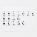 Periodic Table Writer  Baby Blanket