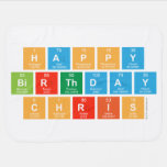 Happy
 Birthday 
 Chris  Baby Blanket