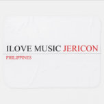 ilove music  Baby Blanket
