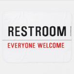 Restroom  Baby Blanket