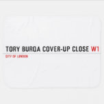 Tory Burqa Cover-up close  Baby Blanket